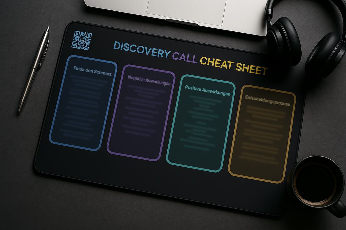 Disco-Mat: Das erste physische Discovery-Tool für deinen Sales-Desk :check